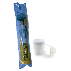 COPO DESCARTÁVEL 50ML BRANCO PACOTE COM 100 UNIDADES
