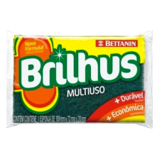 ESPONJA DUP.FACE MULTIUSO BRILHUS