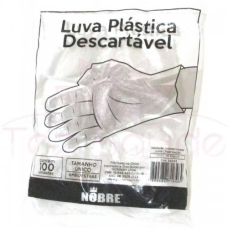 LUVA DESCARTAVEL C/100 NOBRE