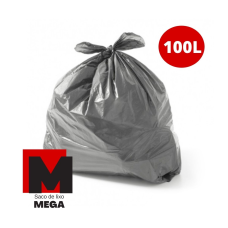 SACO P/LIXO CINZA 100LT COMUM MEGA 1,50KG 70X80CM