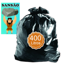 SACO P/LIXO 400LT PRETO REF. 6/7 MC ATL REF ESP 4,7KG 100X130CM
