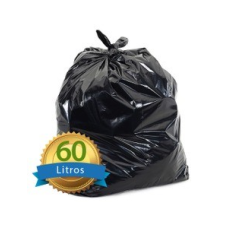 SACO P/LIXO 60LT PRETO MICRA 06 MICRA 06 COM 100 UNIDADES