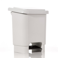 LIXEIRA C/PEDAL 50 LT PP BRANCO LAR PLASTICO