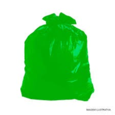 SACO P/LIXO 200LT VERDE REF 0,07 COM 100 UNIDADES