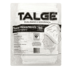 TOUCA TNT DESCARTAVEIS C/100 UNID TALGE