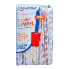 CANUDO DE PAPEL 06 MM C/100