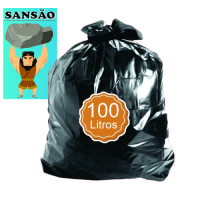 SACO P/LIXO PRETO 100LT REF. 6/7 MC ATL REF ESP  2,1KG 70X85CM