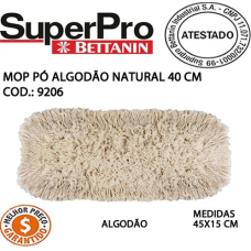 REFIL MOP PO ALGODÃO 40CM 9206