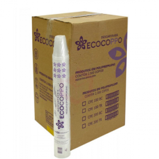 COPO DESCARTÁVEL 200ML TRANSPARENTE PACOTE COM 100 UNIDADES