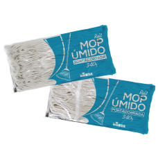 REFIL MOP ÁGUA ALGODÃO PONTA CORTADA 290G NOBRE
