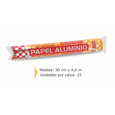 PAPEL ALUMINIO THERMOPRAT 30CM X4,00 MT