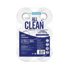 PAPEL TOALHA ALL CLEAN C/6 200MX20CM CANOINHAS